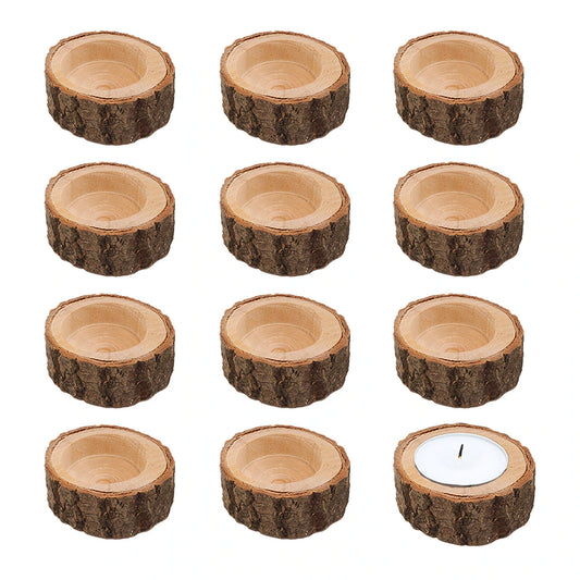 Wooden Candle Holder