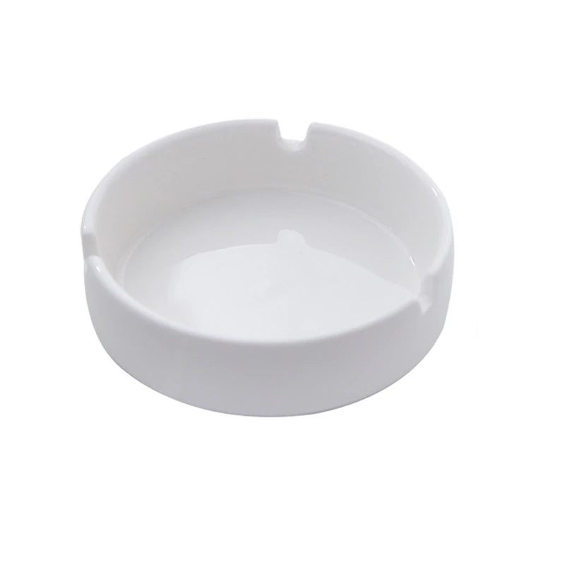 White Ceramic Ashtray