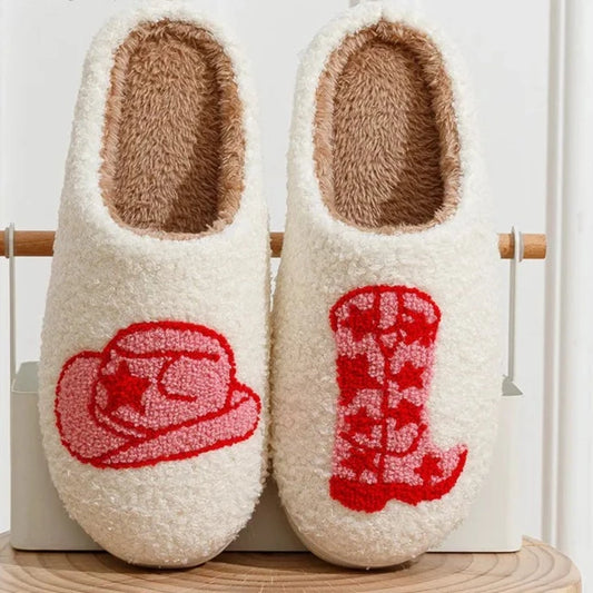 Cowboy Boot & Hat Slippers