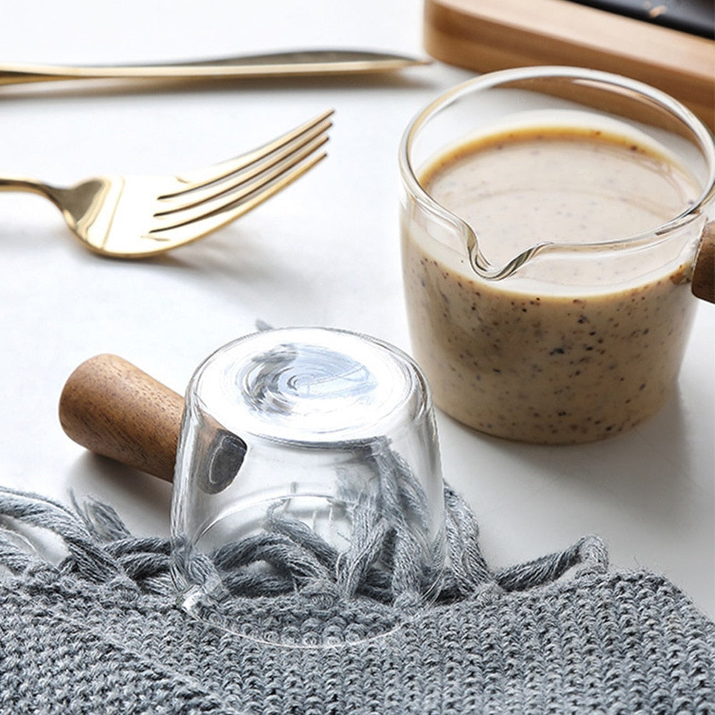 Espresso Shot Glass With Wooden Handle