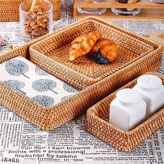 Hand-woven Wicker Storage Basket