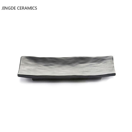 Black Mat Serving Tray