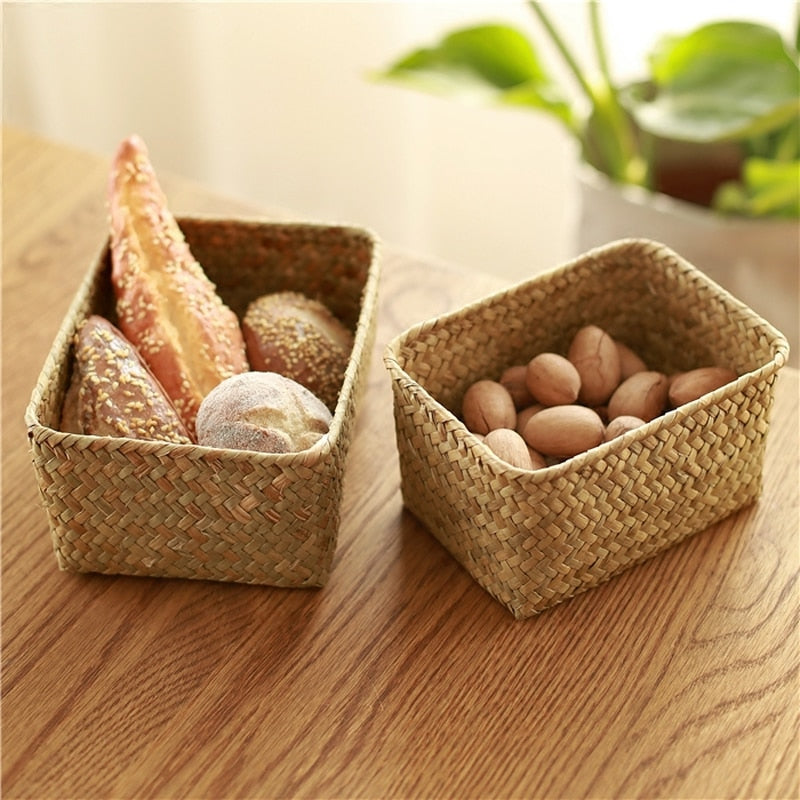 Wicker Weave Storage Basket