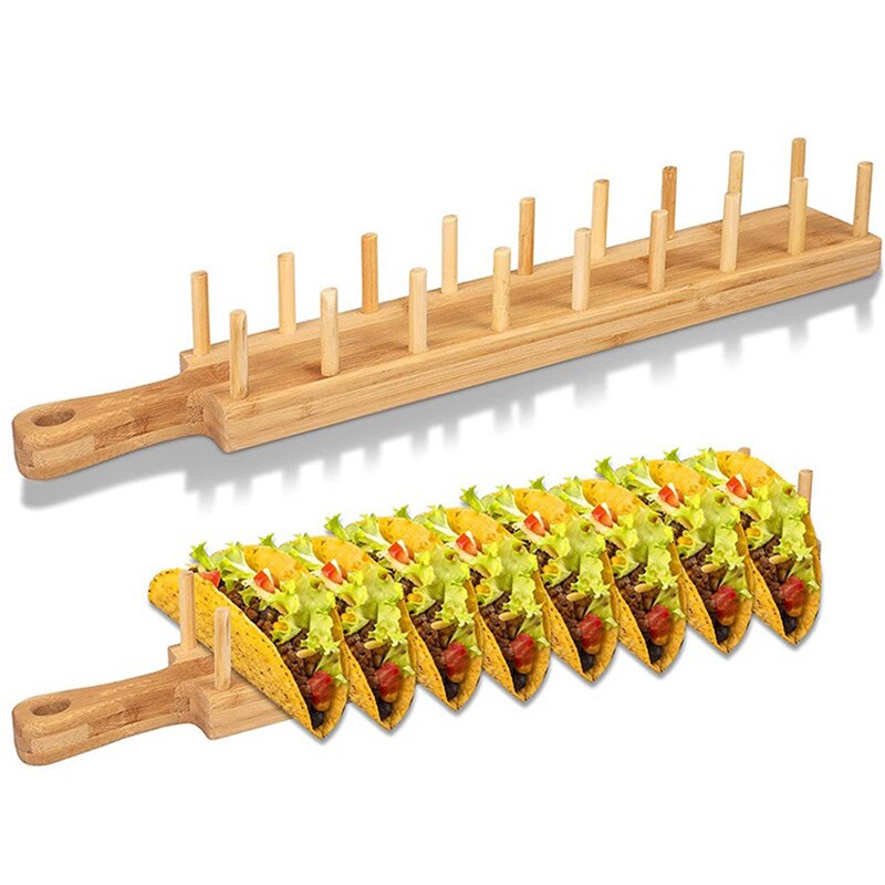 Bamboo Taco Holder