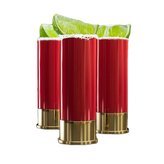 Plastic Shotgun Bullet Shape Shot Glasses