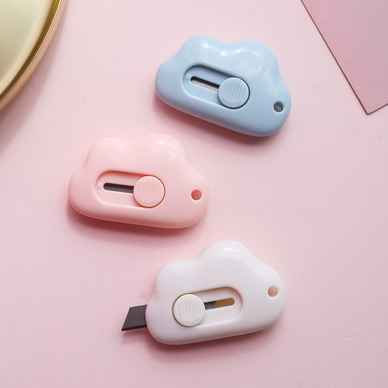 Cute Cloud Mini Portable Utility Knife & Paper Cutter