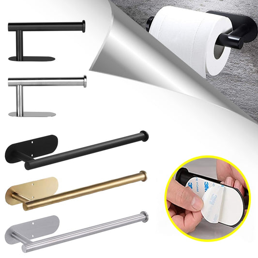 Adhesive Stainless Steel Paper Towel Holder