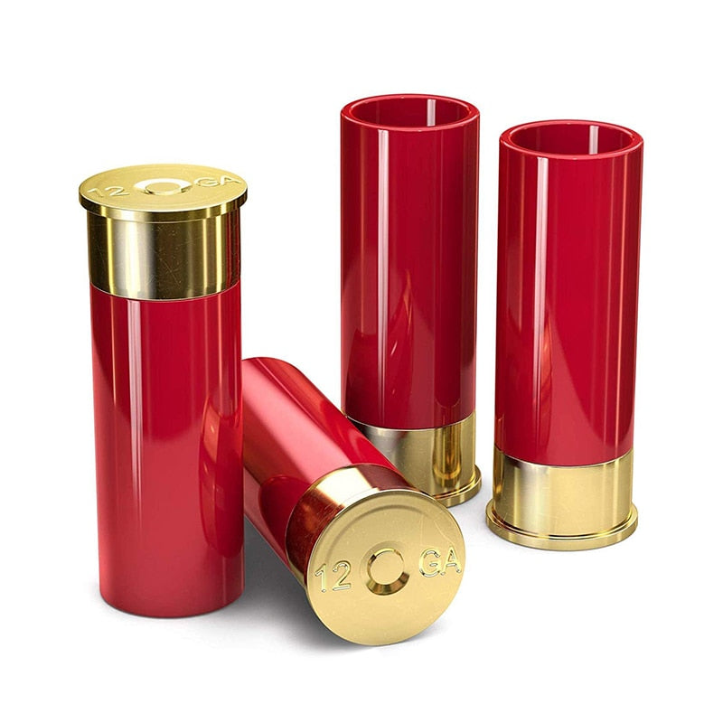 Plastic Shotgun Bullet Shape Shot Glasses