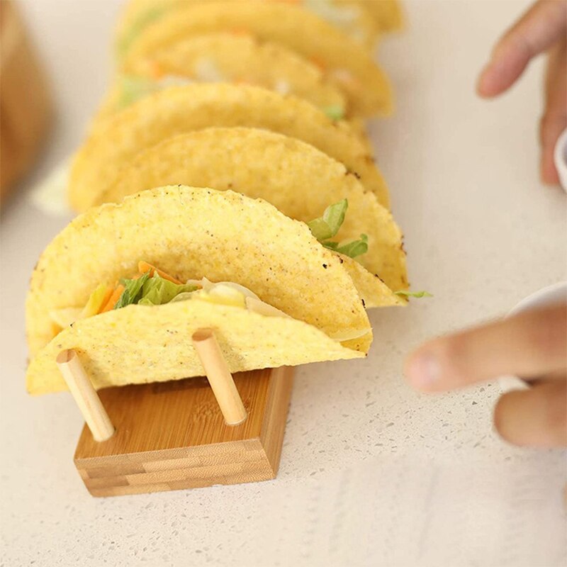 Bamboo Taco Holder